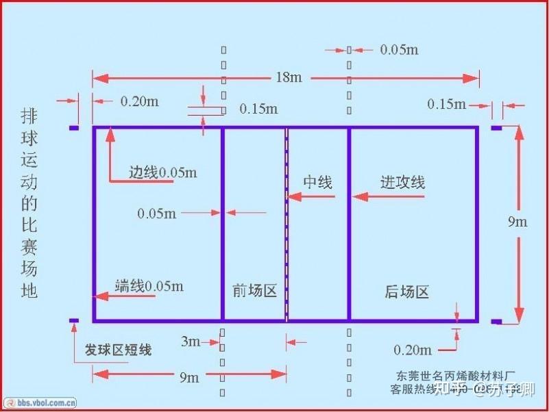 排球🏐️比赛场地及规则