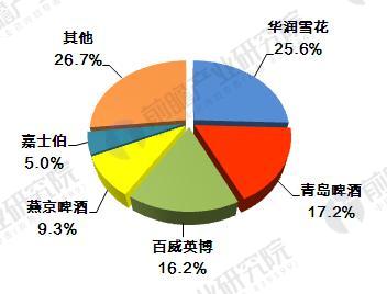 2016年中国啤酒市场份额.JPEG